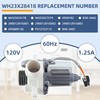 WH23X28418 290d1201g003 290d1201g001 Washer Drain Pump & Motor Assembly Replacement