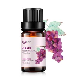 AOPING Grape Essential Oil - 100% Pure Organic Natural Plant (Vitis vinifera) Grape Oil for Diffuser, Aroma, Spa, Massage, Yoga, Perfume, 0.33oz