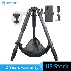 ARTCISE Carbon Fiber Tripod Heavy Duty Bowl Tripod 32mm Tube,Load 55lbs 65mm Bowl Adapte