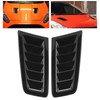 Bonnet Vents, 2Pcs Universal Bonnet Air Vents Engine Hood Car