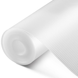 Shelf Liner, Non-Slip Cabinet Liner, Kitchen Cabinet, 12 Inches x 10 FT Shelves, Refrigerator, Storage, Desks, Non Adhesive Drawer Liner Clear