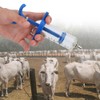 Veterinary Syringe Plastic Steel Syringe 50ml For Animal Agricultural Poultry