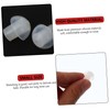 LALAFINA 10pcs Mushroom Earbud Tips for Transparent Tube Earpieces Comfortable