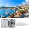 Digital Camera 4K 44MP HD Mini Camera, 2.8 Inch 16x