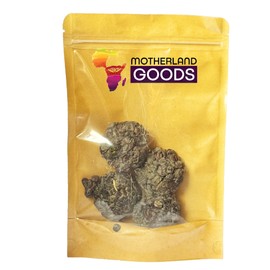 MOTHERLAND GOODS Dried Locust Beans | Iru, Dawadawa, Ogiri | Locust leaves | African Food I Strong & Pungent Flavor I African Cuisine I Seasoning I Enhance the Flavor of your Dishes I Whole (2 Oz)