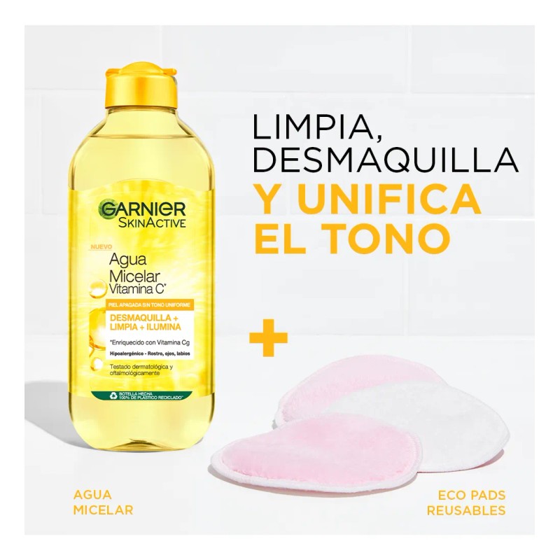 Garnier Skin Active Agua Micelar Vitamina 400