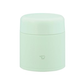 Zojiru Soup Jar, 10.1 fl oz (300 ml), Soup Bowl Size, Delicious Hot & Cold Retention, Dishwasher Safe, Only 3 Pieces, Easy to Clean, Seamless Noodle, Wide Mouth, Airy Green SW-LA30-GM