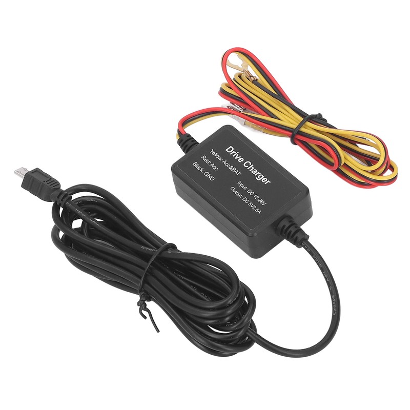 Dash Cam Hardwire Kit Rubber Metal for Mirror Cam GPS