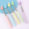 5-Section Adjustable Finger Pointer for Teachers & Parties - Foldable Antenna Stick for Interactive Learning Rock-Paper-Scissors Pink 5ea