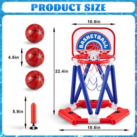 NNG Pool Basketball Hoop with Backboard,Floating Basketball Hoop for Pool with 3 Balls and Pump,Swimming Pools Games Water Toy for Kids,Adults and Family Indoor Outdoor