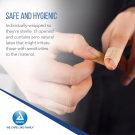 DYNAREX 3619 Knuckle Bandage,3" L X 1-1/2" W, Box of 100