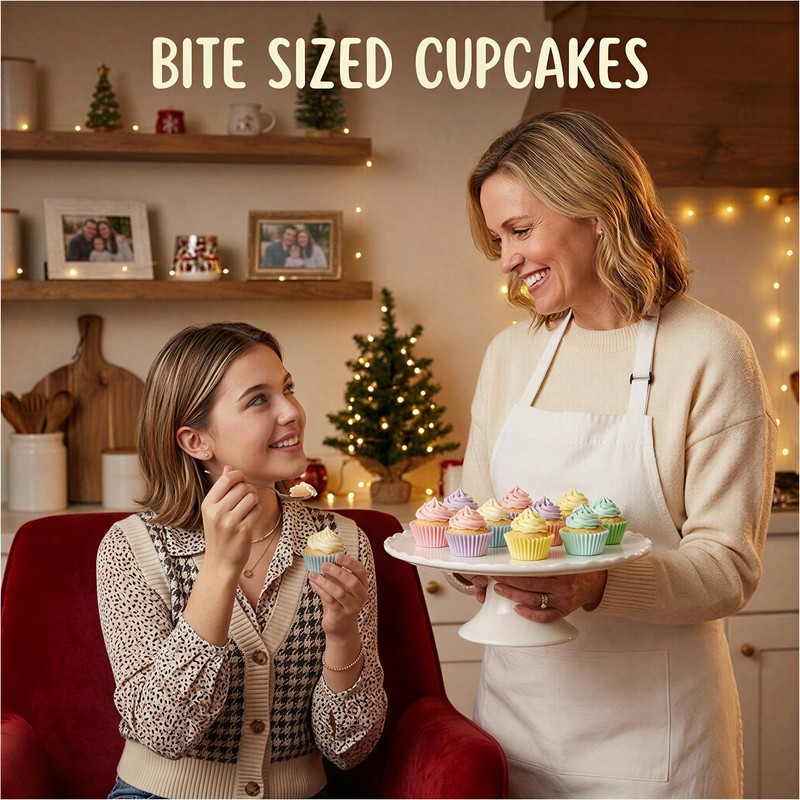 600 Pcs Mini Cupcake Liners for Baking 1Inch Colorful Cupcake