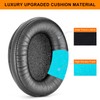 Replacement Ear Pads and Microphone Foam Compatible with HyperX CloudX/Cloud