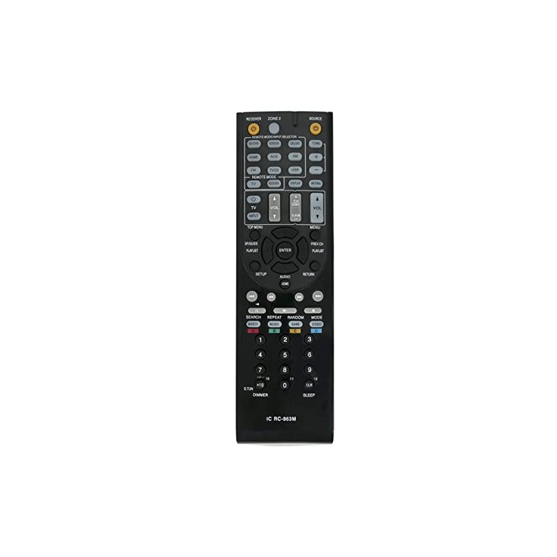 RC-863M RC863M Replacement Remote Control operates for ONKYO Receiver HT-R592