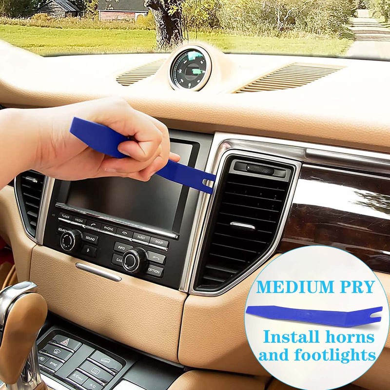 Yuentoen Auto Trim Removal Tool,12 Pcs Plastic Pry Tool Kit