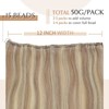 Sunny Hair Beaded Weft Hair Extensions Human Hair 50G Micro
