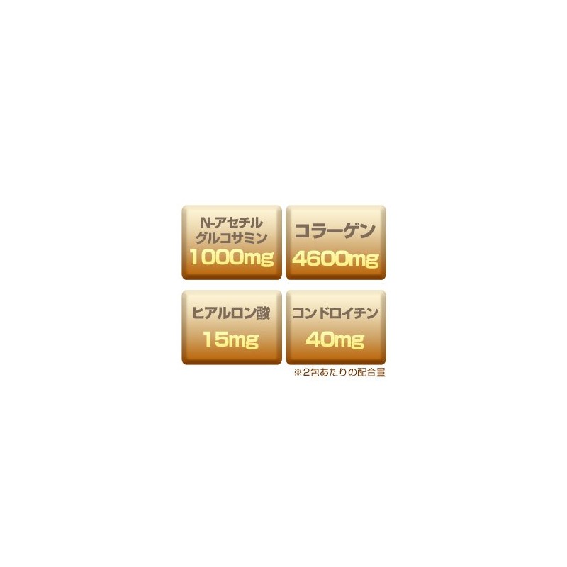 キューサイ グルコサミン・コラーゲン プレミアム2箱まとめ買い（１箱60包入約30日分）