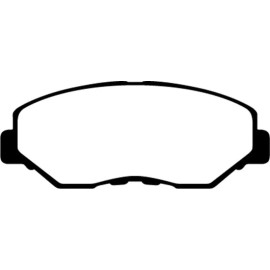 EBC DP21655 fits Acura 13-15 ILX 1.5 Hybrid Greenstuff Front Brake Pads