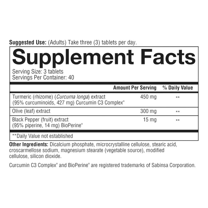 Cúrcuma 2250 mg - Youtheory 210 cápsulas con 95% de