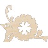 Flower - Laser Cut Out Unfinished Wood Craft Shape FLR14