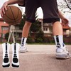 Calcetines 4 Pares, Calcetas Deportivas para Basquetbol, Calcetines de Compresión