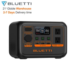 Bluetti AC2P 230 Wh 300W 600W Peak Built in UPS Emergency Solar Portable Power StationOutput Power: Others, Capacity: 230Wh, Plug Type: US, Color: Black