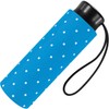 Ultra Mini Pocket Umbrella Women's Umbrella Flash Dots, lightblue, Super