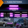 Nilight 6LED Emergency Strobe Lights 4PCS Ultra Slim Surface Mount