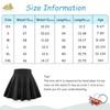 BOOPH Kids Girls Skirt Casual Mini Flare Plain Pleated Skater