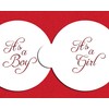 Script It's a Boy/Girl Cookie Top 3" by Designer Stencils