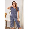 Ekouaer Pajamas for Women pjs Set for Women Sleepwear Capri