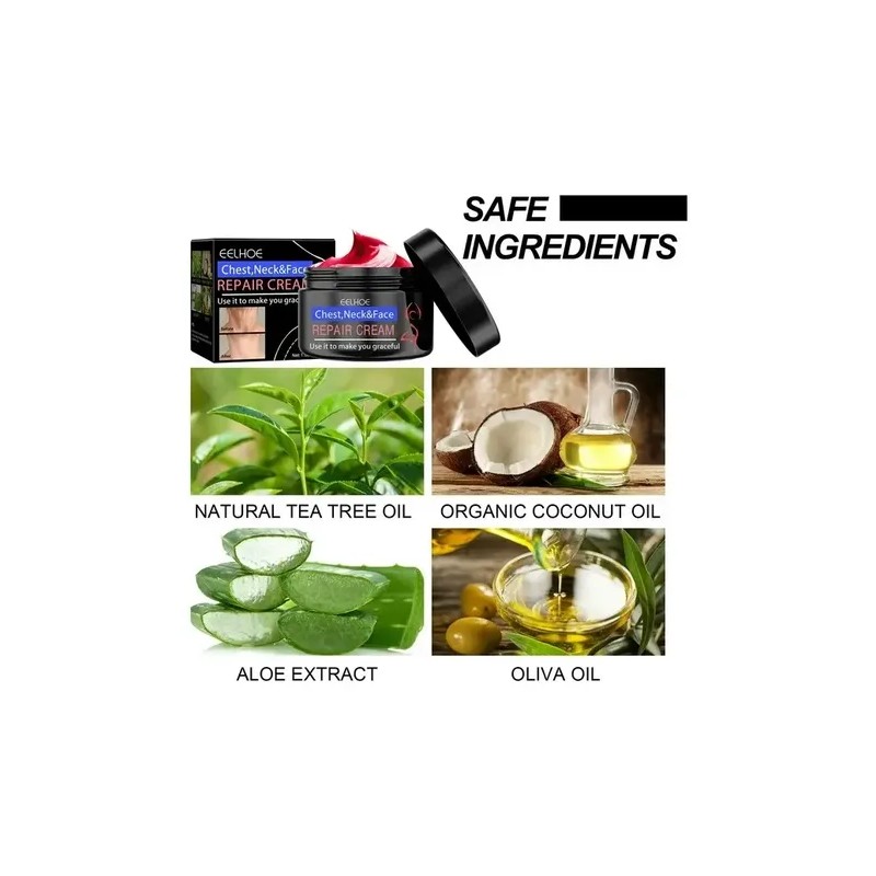 Eelhoe Crema Antiedad Para Rostro Cuello y Pecho Elimina Manchas