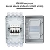 DIHOOL DC Circuit Breaker Box Cover with UV-Proof, 60 Amp