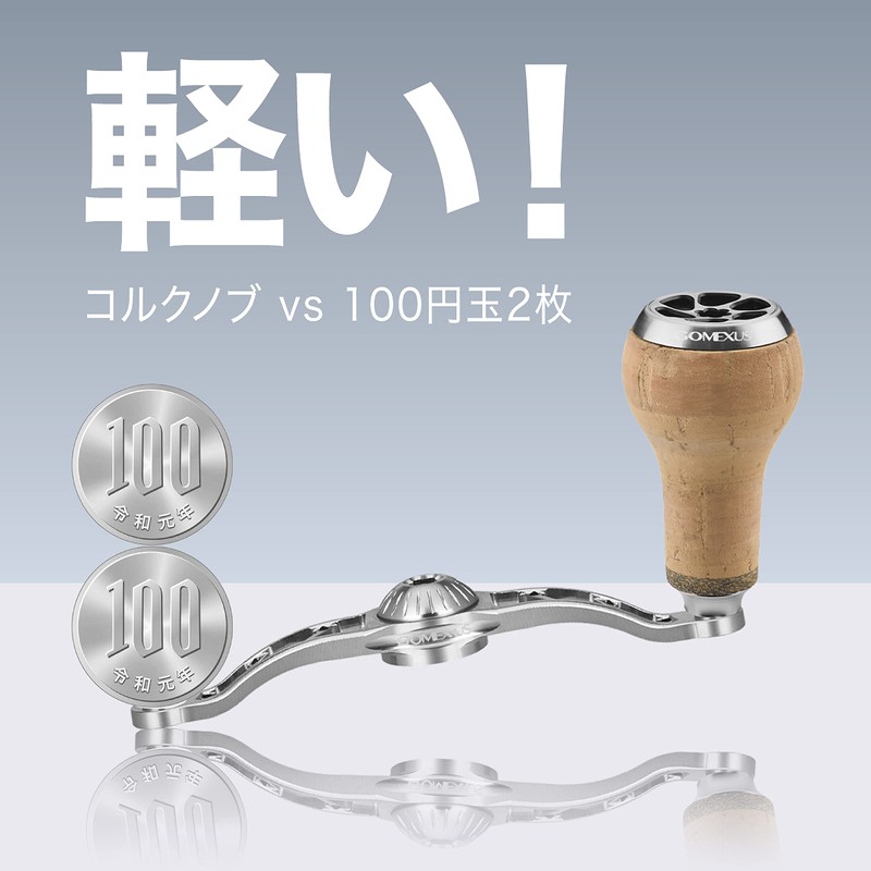 Gomexus CH100 Reel Handle, Compatible with Daiwa, Shimano Bait Reels,