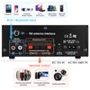 Bluetooth Digital Amplifier Stereo Receiver Car Amplifier Microphone SD/USB Player