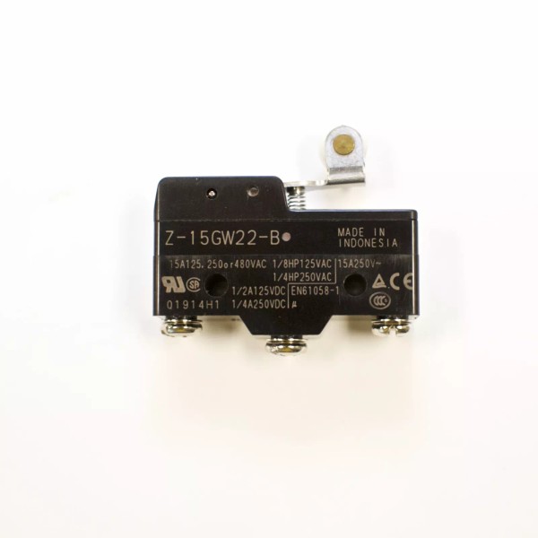 Omron Z-15GW22-B Basic Switch, Short hinge roller lever, 0.5mm Contact