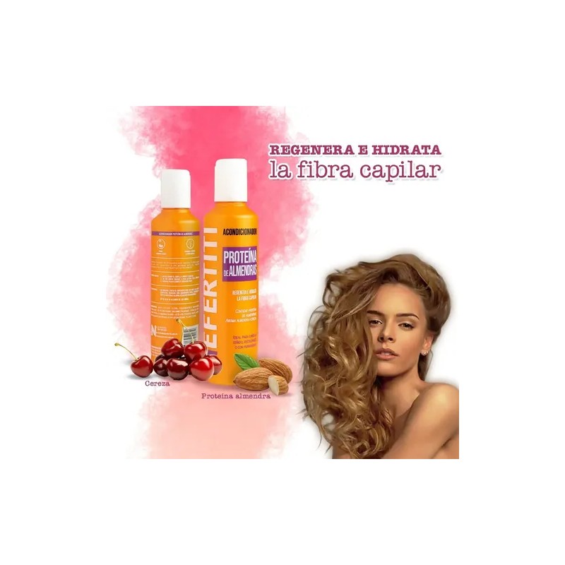 Acondicionador Para Cabello De Almendra 300 Ml Nefertiti