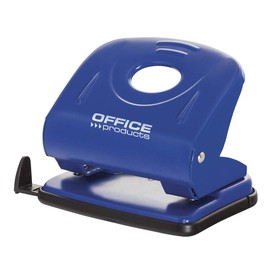 Hole Punch Office Products Punches Up to 30 Sheets Metal Blue/Small Office Accessories/Type-Standard/Material-Metal/Colour-Blue/Size-Q1/US-Quart/888/Folio/A4/A3-E/A5/A6/B5/B6/Ex