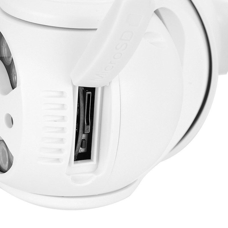 2in Waterproof PTZ Mini Dome Camera 1080P WiFi 8 Lights