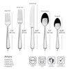 Mikasa Arturo 18/10 20 Piece Stainless Steel Flatware Set, Service