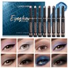 8PCS Eyeshadow Stick Set, Shimmer Cream Eyeshadow Pencil Crayon, Waterproof