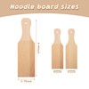 Gnocchi Board with Handle, Pasta Board Gnocchi, Natural Beech Wood