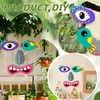 Exasinine Tree Face Decor, 4 Pcs Resin Tree Art with