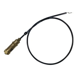Throttle Control Mechanism for Gas Engine Air Compressors, Cable Whip Style (13HP and Above Engines, 24" Throttle Control Cable)
