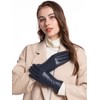 vislivin Full Hand Touchscreen Gloves for Women Leather Gloves Warm