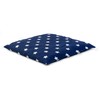 Linseed Cushion 19 x 19 cm Stars Blue - Small