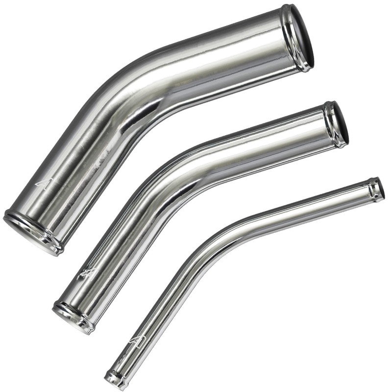 102mm (4 Inch) OD Aluminium Alloy 45 Degree Tube Bend
