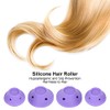 20pcs Curlers to Sleep in - No Heat Rollers, Self
