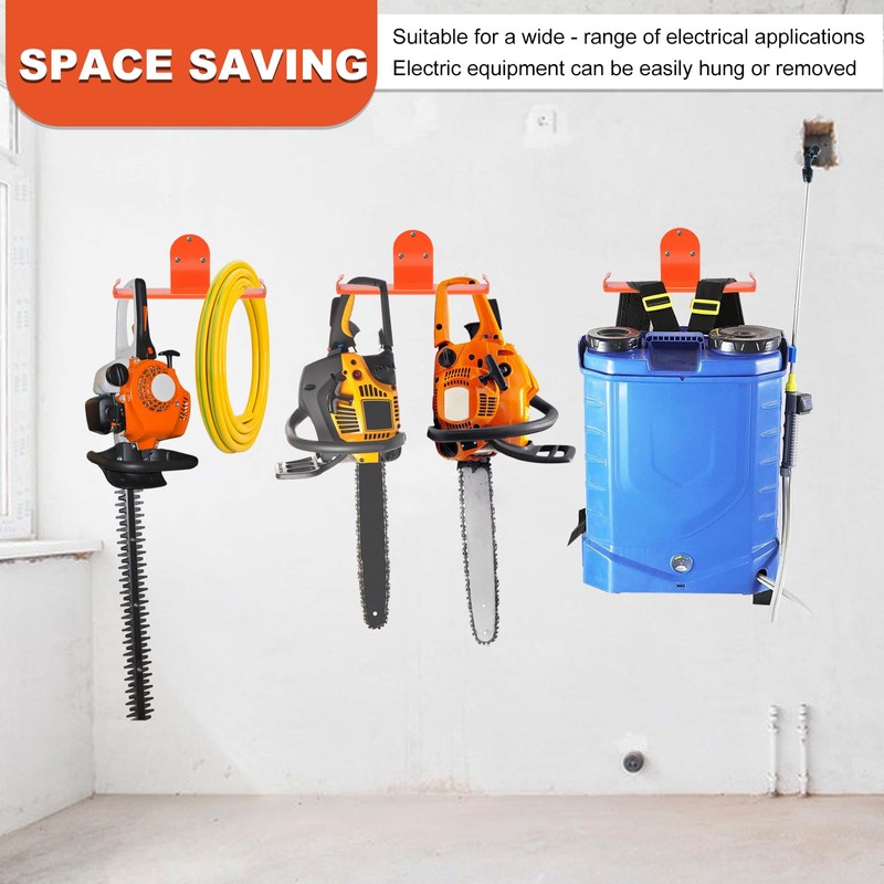 Mtanlo Heavy Duty Backpack Leaf Blower Hanger Wall Mount -