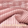 Pink Reading Pillow for Bed with Arms, 28" Tall Corduroy